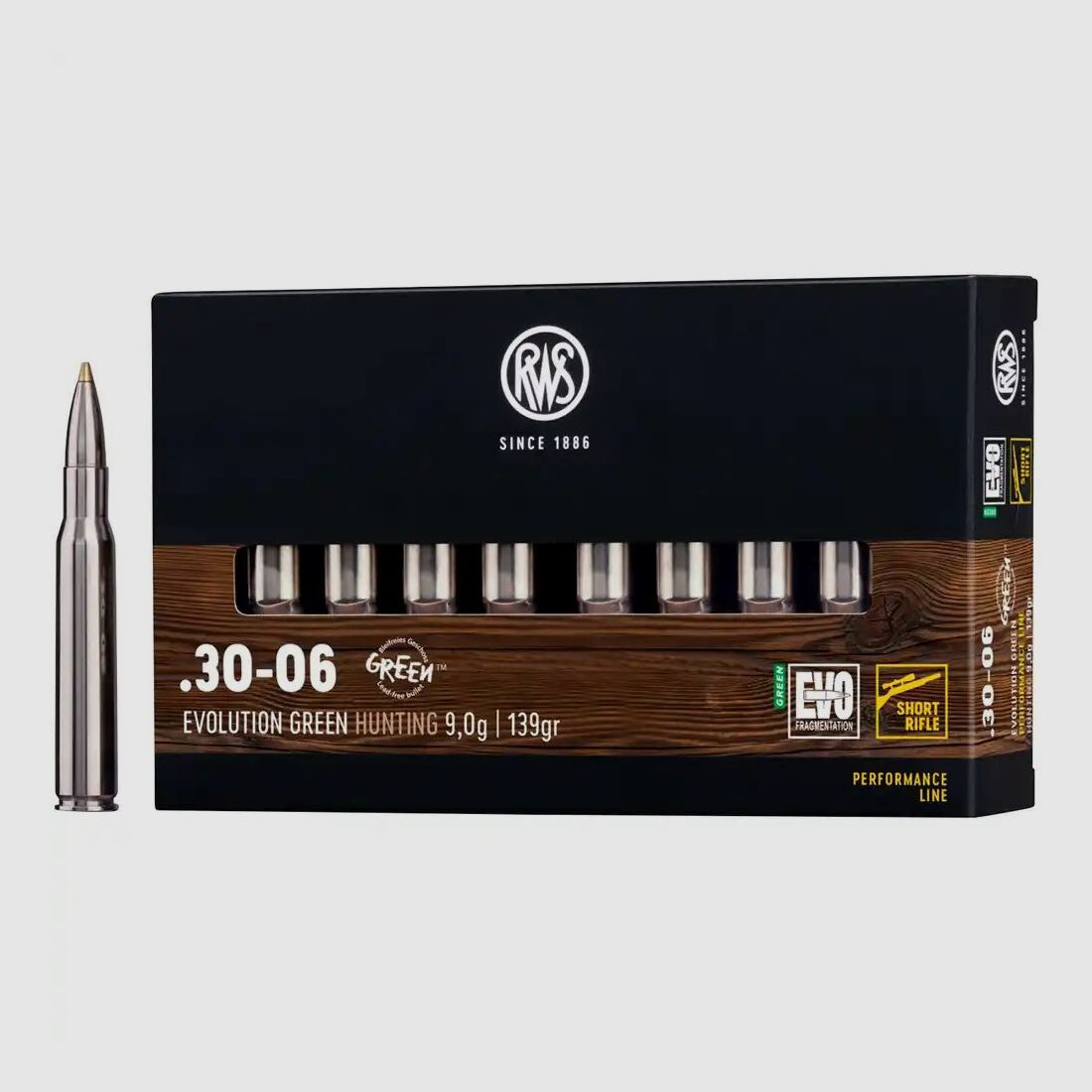 RWS Evo Green Short Rifle - 139grs - 20Stk