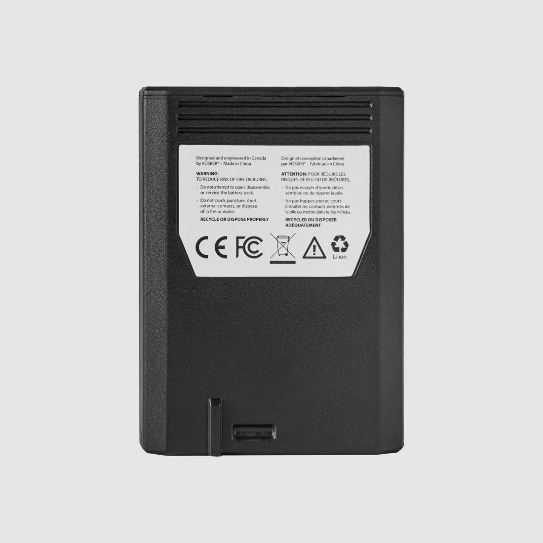 Vosker V-LIT-B3 Lithiumbatterie 14000mAh - Langzeit-Ersatz für Kamera V300, Bild 5 von 8