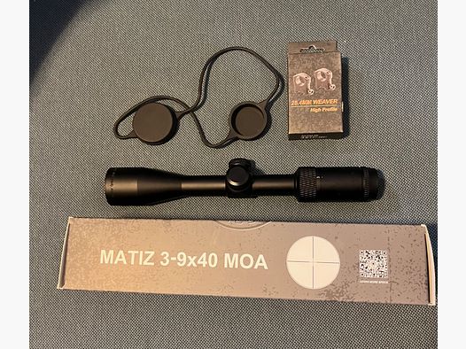 Zielfernrohr Vector Optics MATIZ 3-9x40 MOA - ungeschossen
