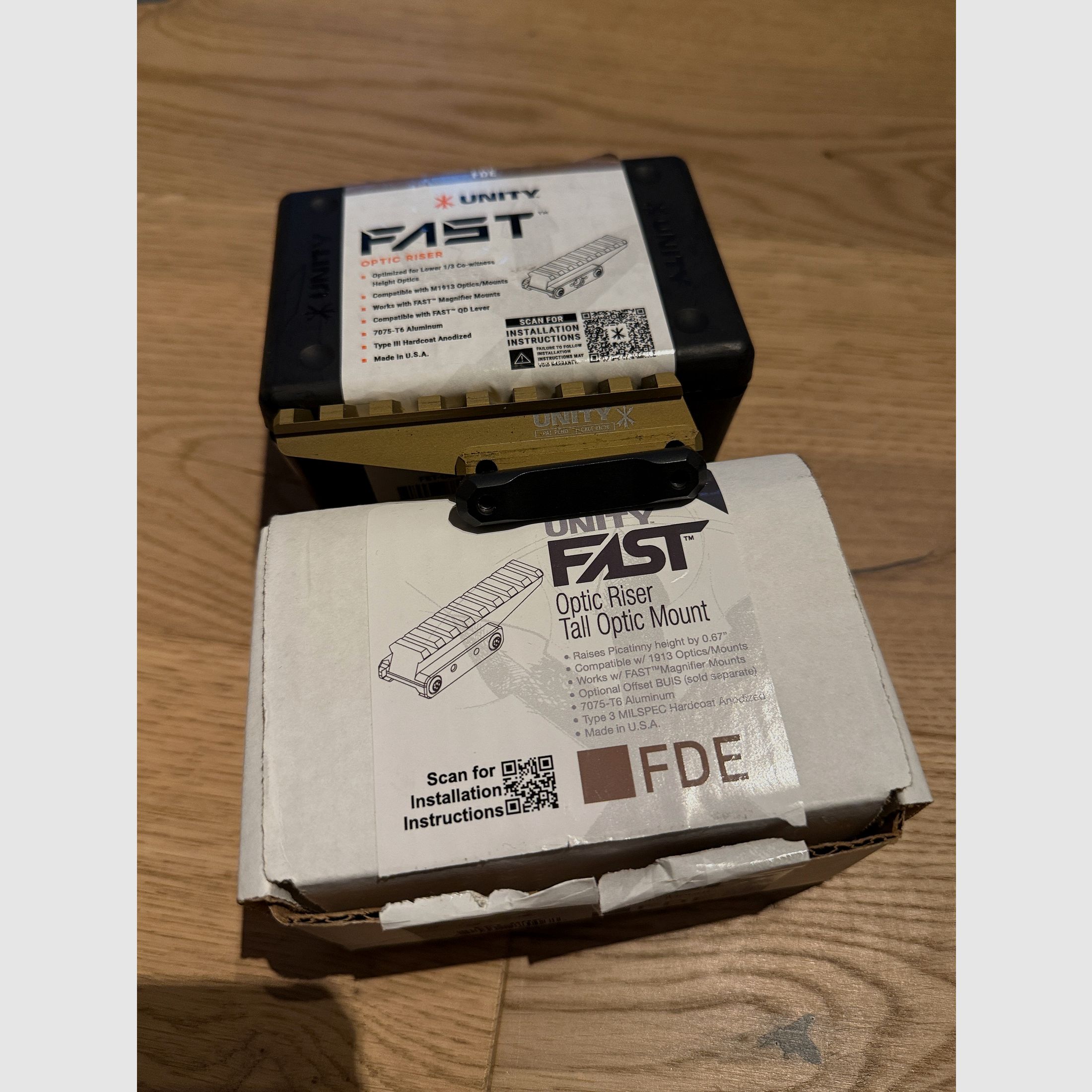 EOTECH XPS2-0 HWS + Unity Tactical Riser FDE