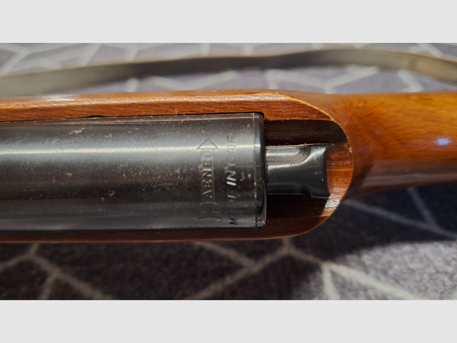 ¡Haenel Suhl 310 DDR-GST carabina de aire comprimido con 2 cargadores!