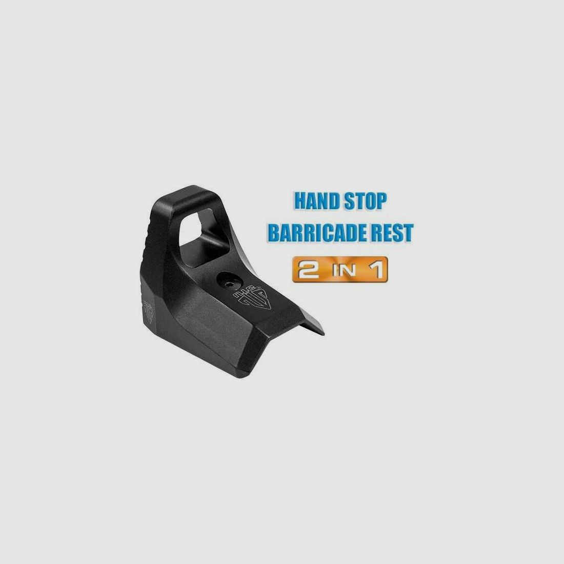 AR15 - AK47 - SUPER SLIM KEYMOD HAND STOP NERO, immagine 1 di 7