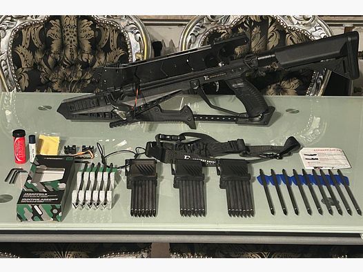 Cobra Adder R9 mit 130lbs System RX Wurfarm mit viel Zubehör