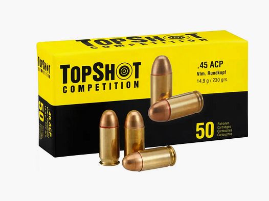 TOPSHOT Competition .45 ACP FMJ 14,9g 230grs
