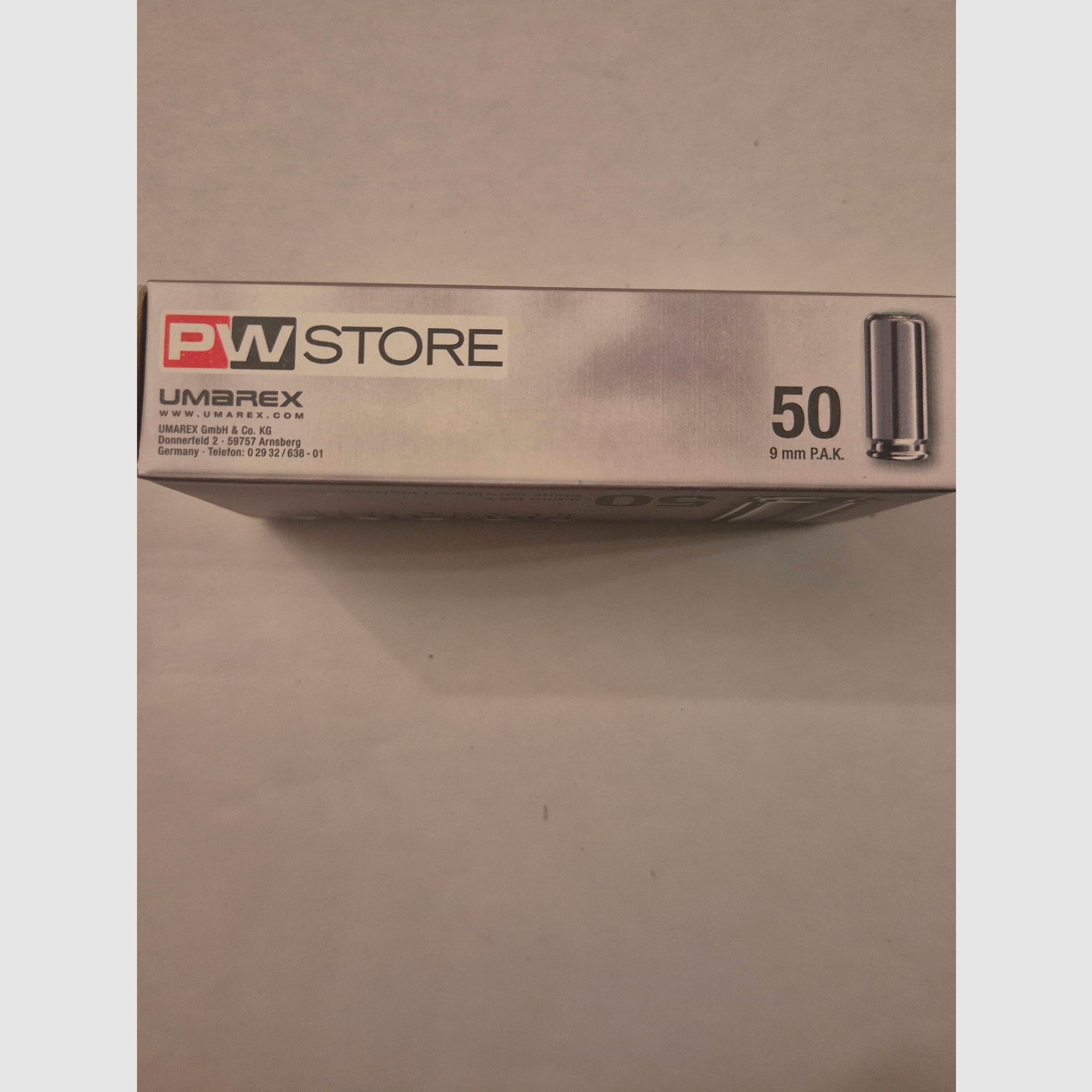 Blank ammunition Umarex 50 pcs. blank cartridges 9mm pak