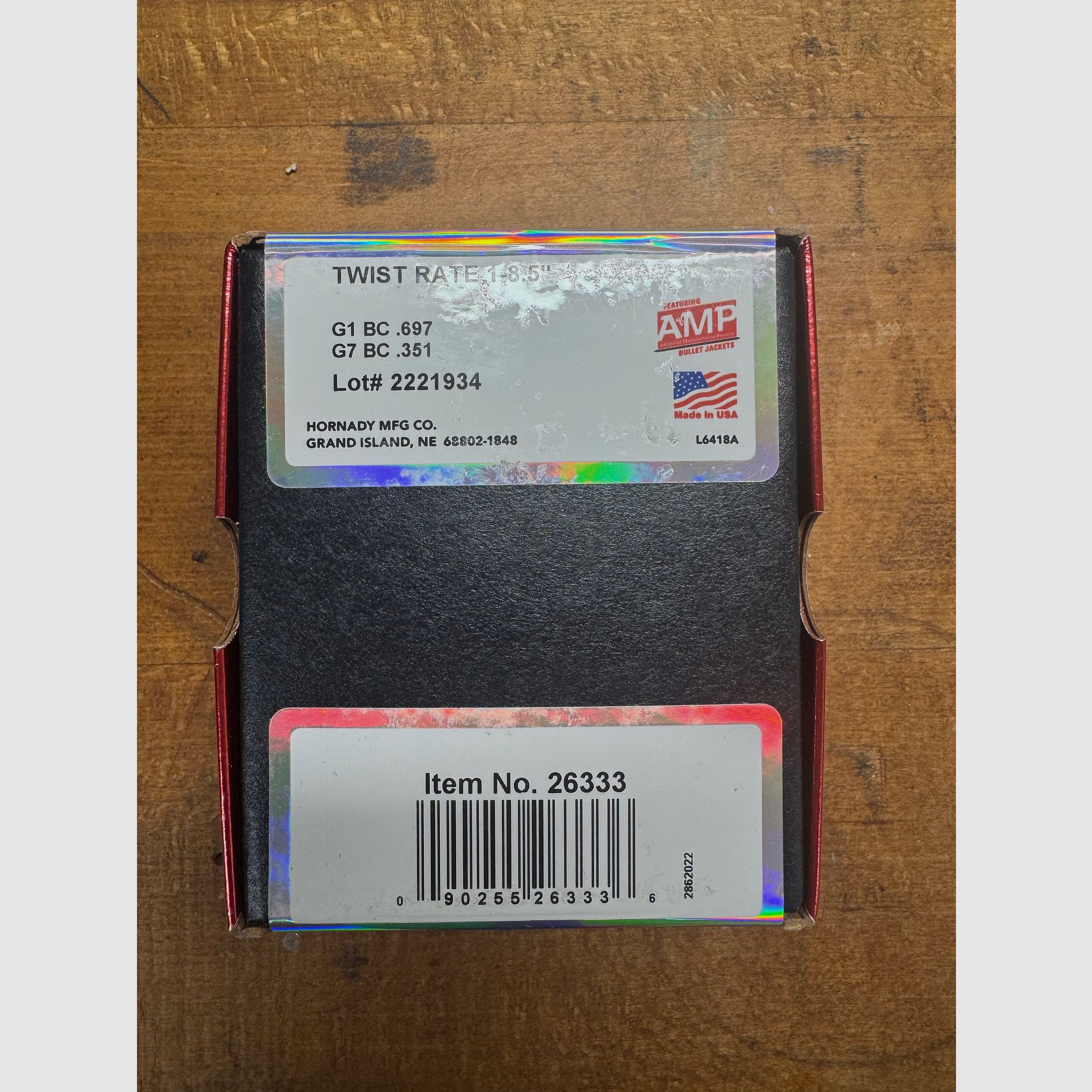 NEW 6.5mm 147 gr 100x ELD Match Hornady