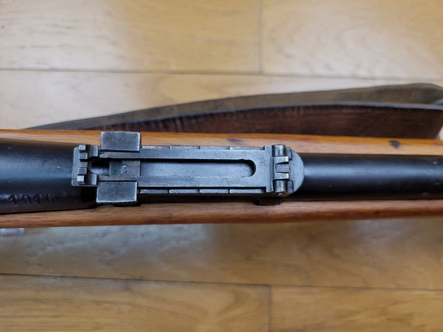 Good Berthier rifle – Model 07/15 unmodified 1916 – 3-shot firearm – caliber 8×51 Lebel – Very good barrel – sling – 2 clips -TBE, image 12 of 22