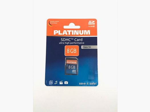8 GB SD-Karte für Wildkameras