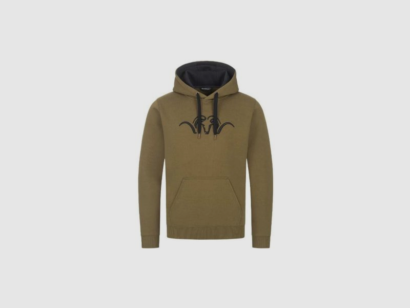 Blaser Sweat à capuche homme 23 Vert olive foncé/Noir, image 1 sur 4