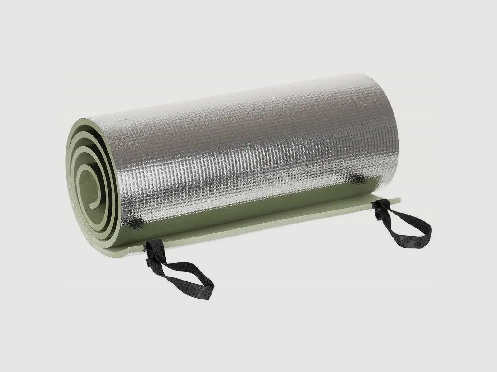 Matelas de sol en mousse MFH olive, revêtu d'aluminium d'un côté