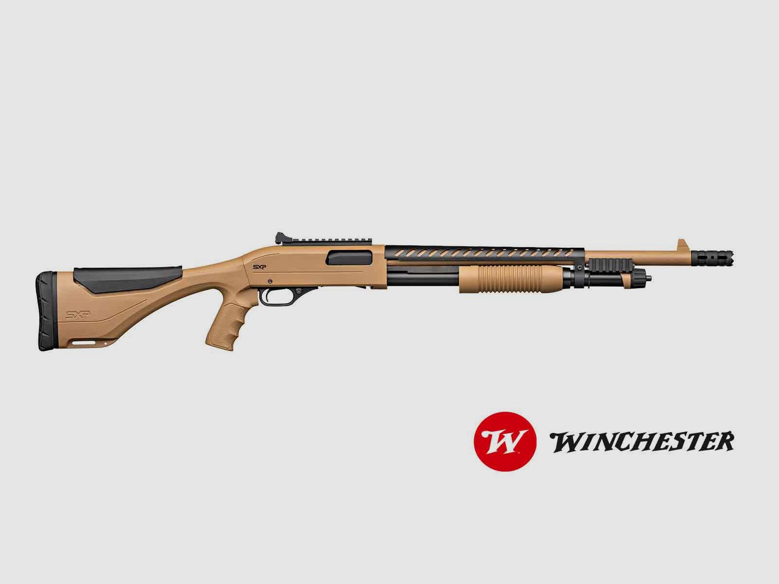 Winchester SXP Xtreme Dark Earth Defender .12/76 18" Pompactieflinte