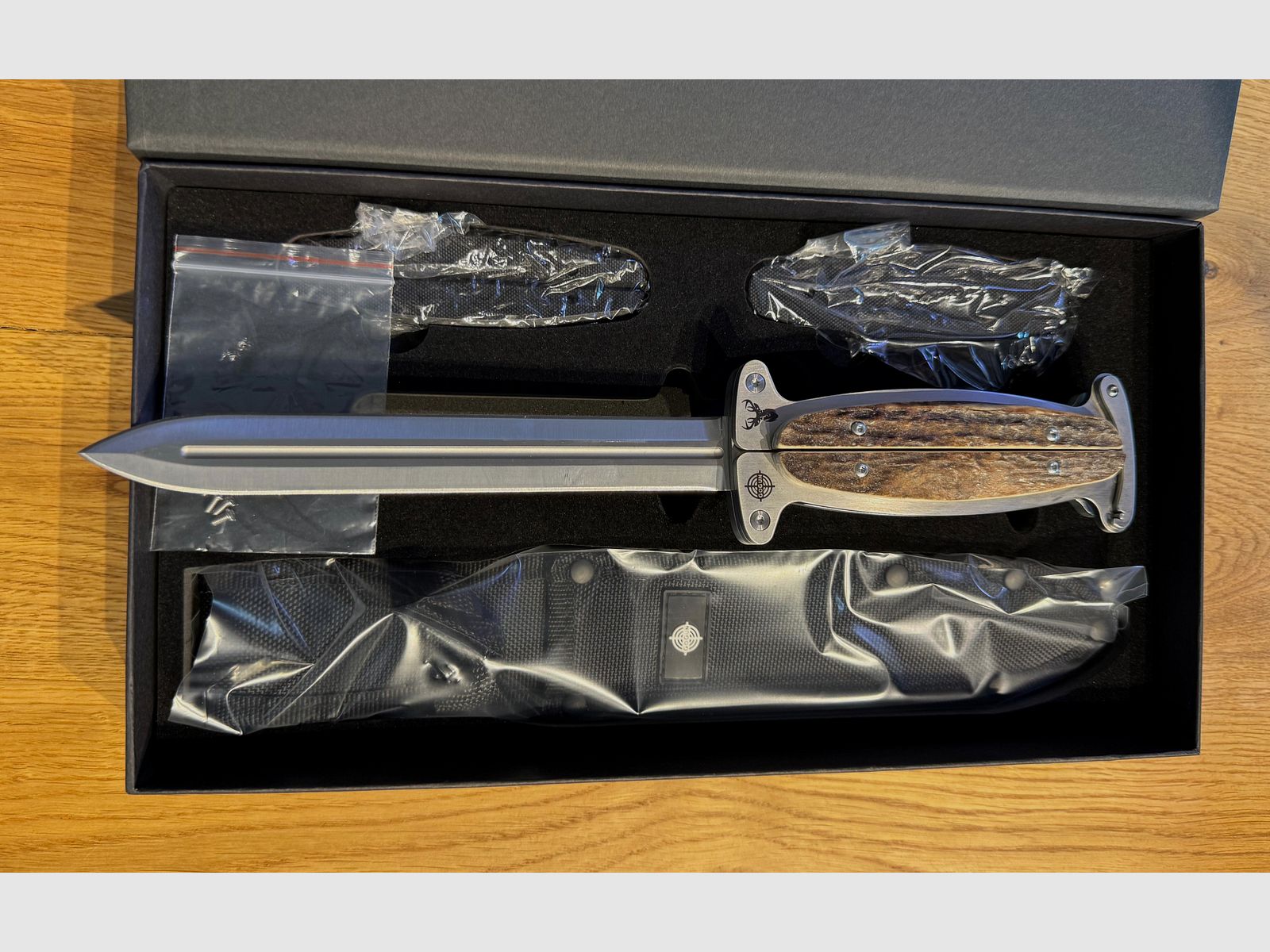 Couteau de chasse Hirschfänger Pantograph Reloaded – Édition limitée pour collectionneurs / Couteau de chasse Hirschfänger