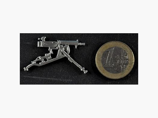 Maxim-Maschinengewehr MG08 als Metall-Anstecker