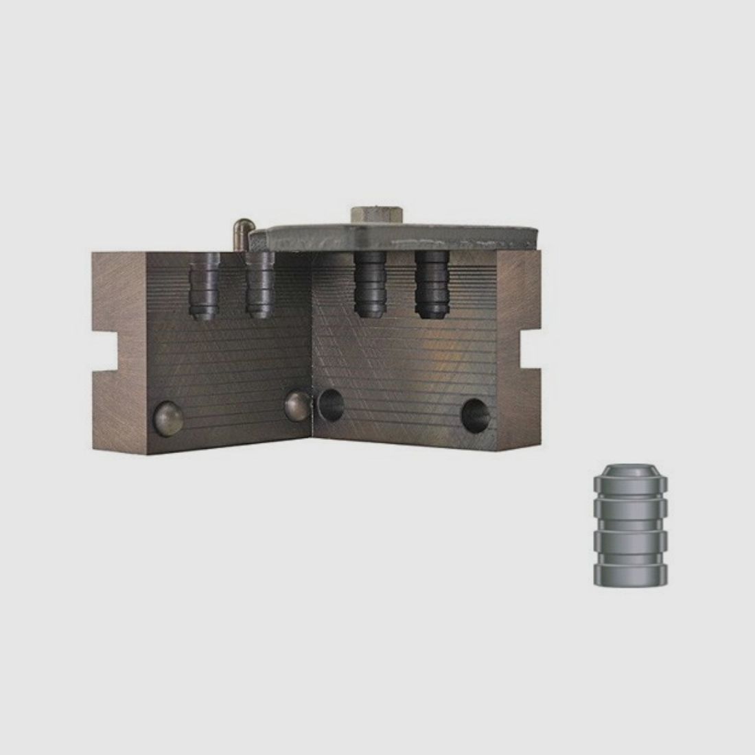 Stampo per fusione doppio RCBS .314 / 8 mm 98 gr / 6,4 g 32-098-WC proiettili wadcutter .314