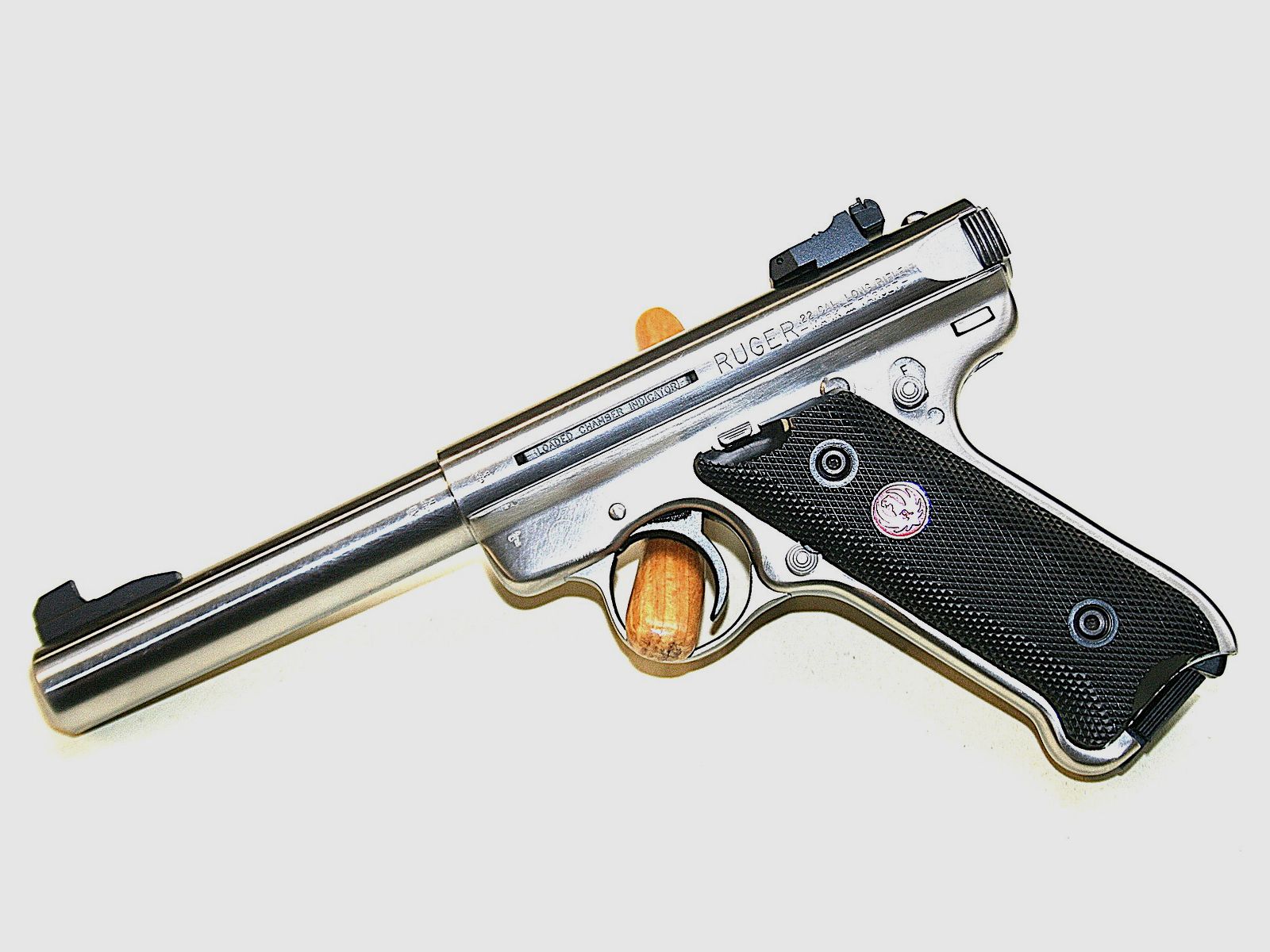 Pistolet RUGER MkIII Target / Inox – .22Lr (OCCASION), image 2 sur 10