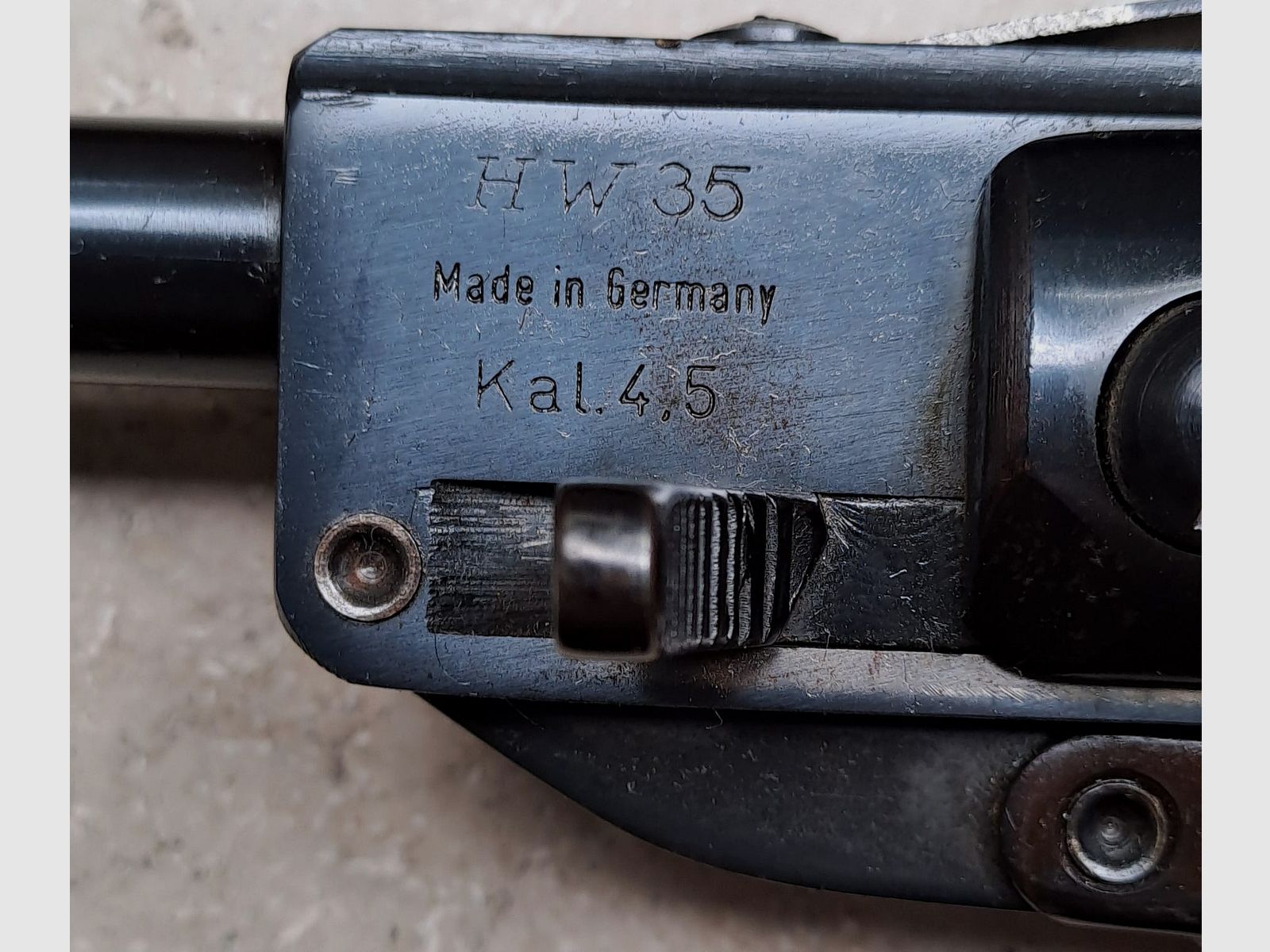 WEIHRAUCH HW 35 without "F" marking