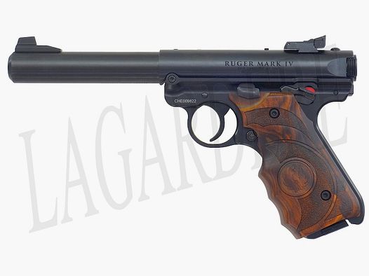 RUGER MK IV TARGET 5.5" BLUE TARGET GRIP (PISTOL)