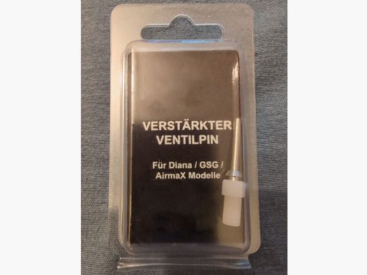 Pasador de válvula reforzado para Diana Stormrider / Bandit / Chaser / Trailscout y Mauser K98 PCP rifle de aire | Nuevo y sin usar