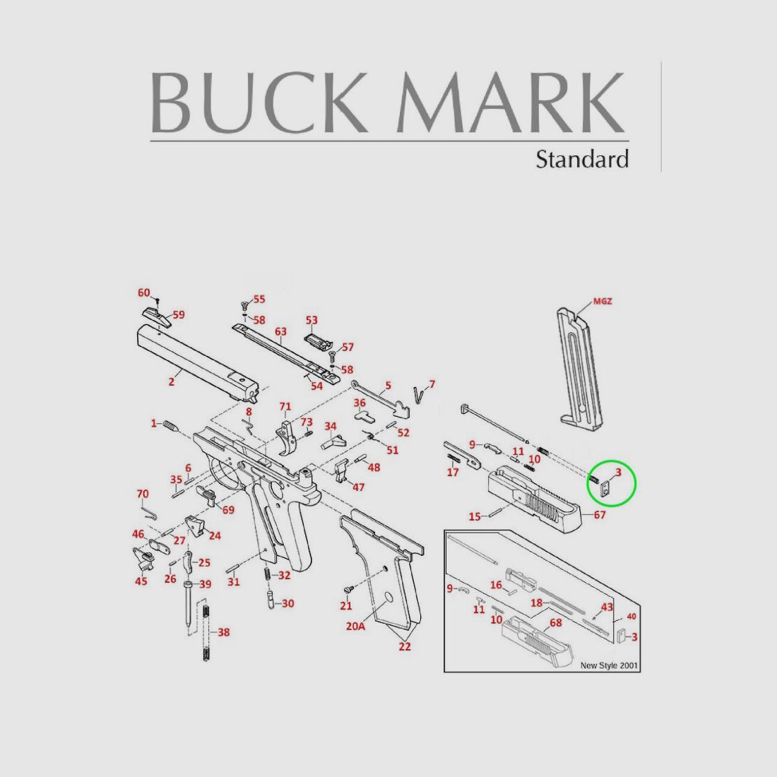 Browning Buck Mark Buffer #3