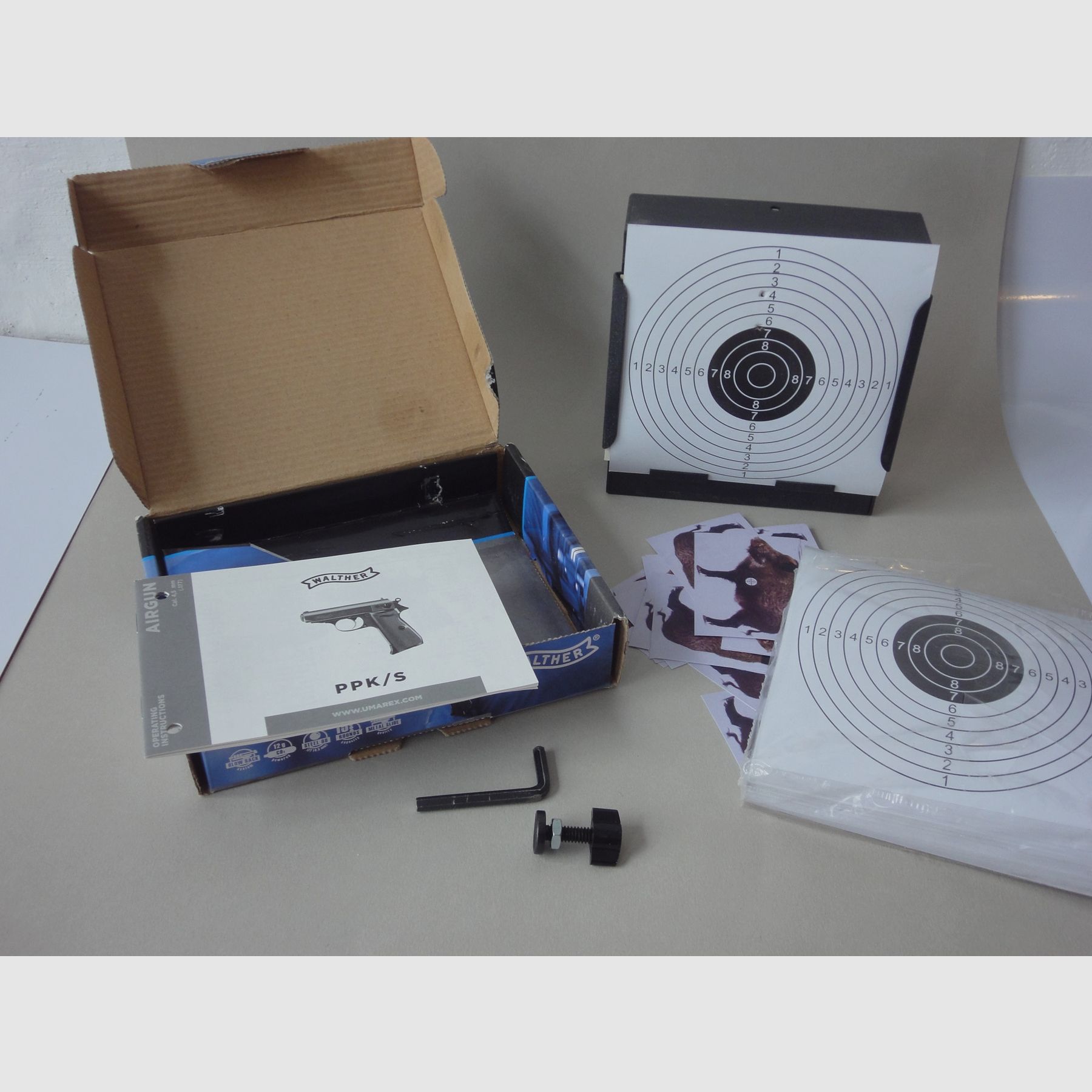 Pistolet à air comprimé Walther PPK/s co2