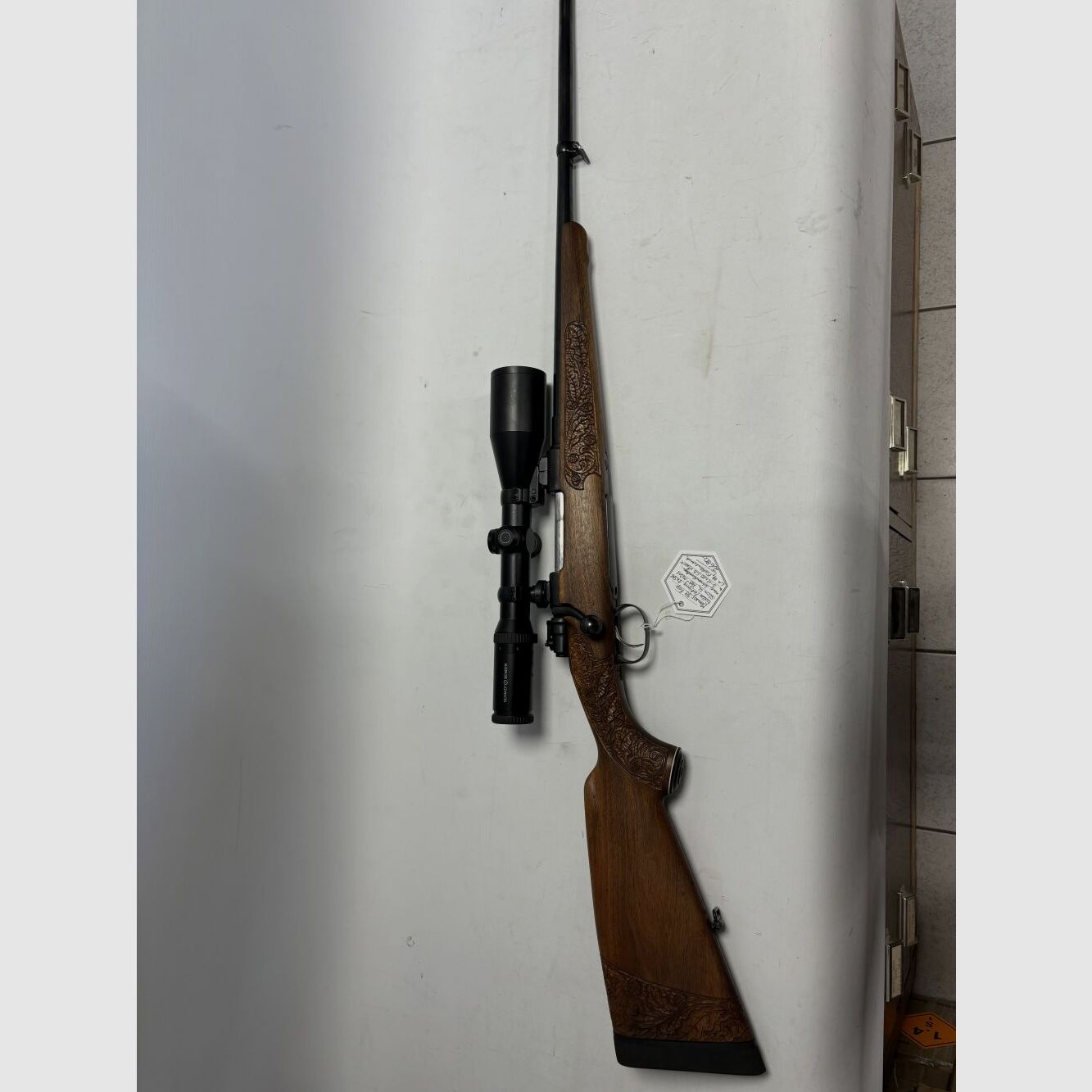 Mauser 98 Geller Fertigung,SM mit 3-12x50 S&B Klassik L44,Fischhautverschneidung