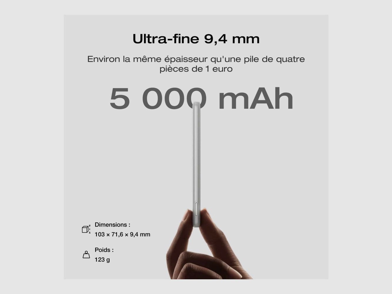 EcoFlow RAPID 5000 mAh Tragbare MagSafe Ultra-Dünn Batterie - Schnelles Laden Outdoor, Bild 3 von 5