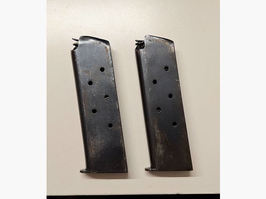 2x 1911 magazynek 7 nabojów stalowy oksydowany / używany