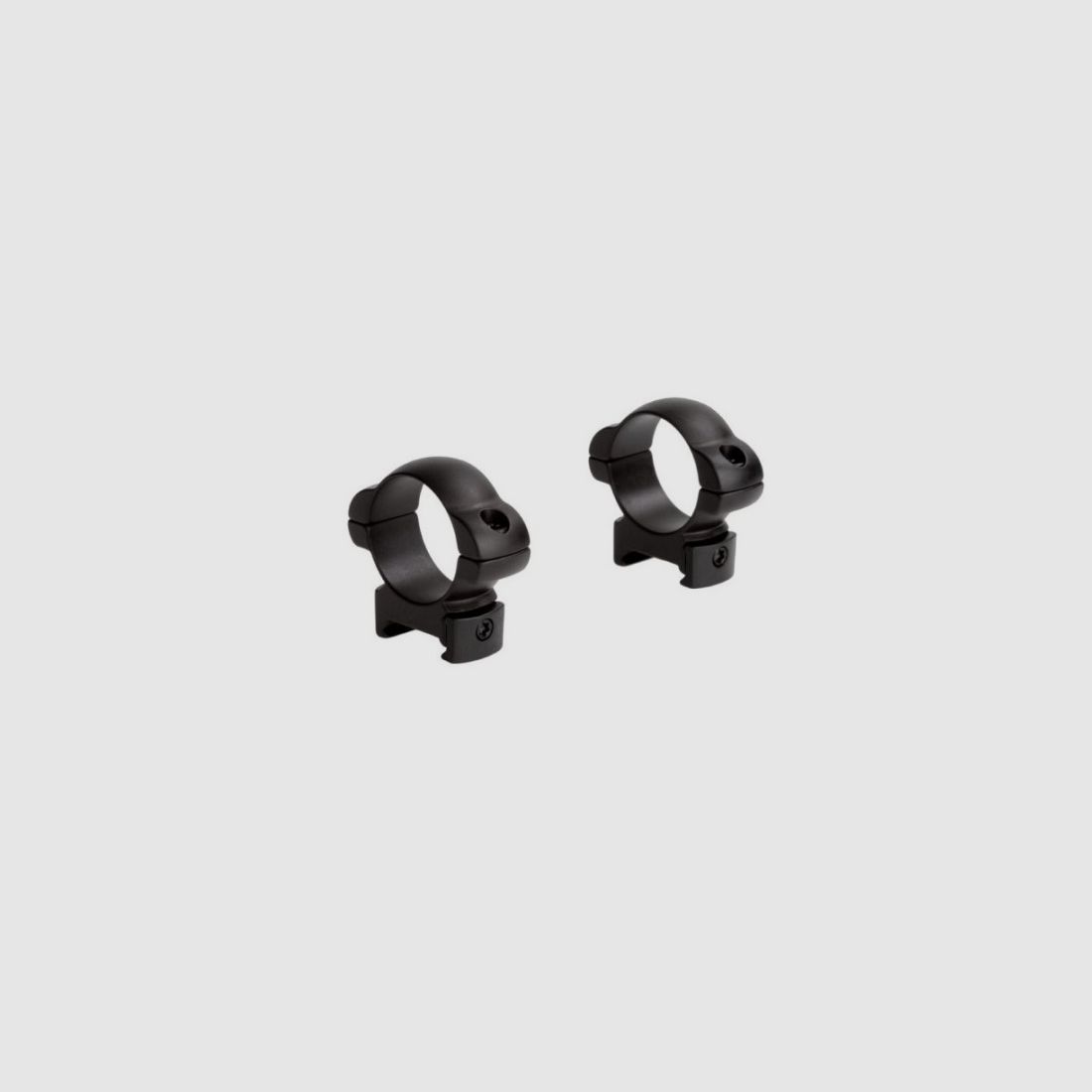 Ringe 1" mittel Stahl schwarz