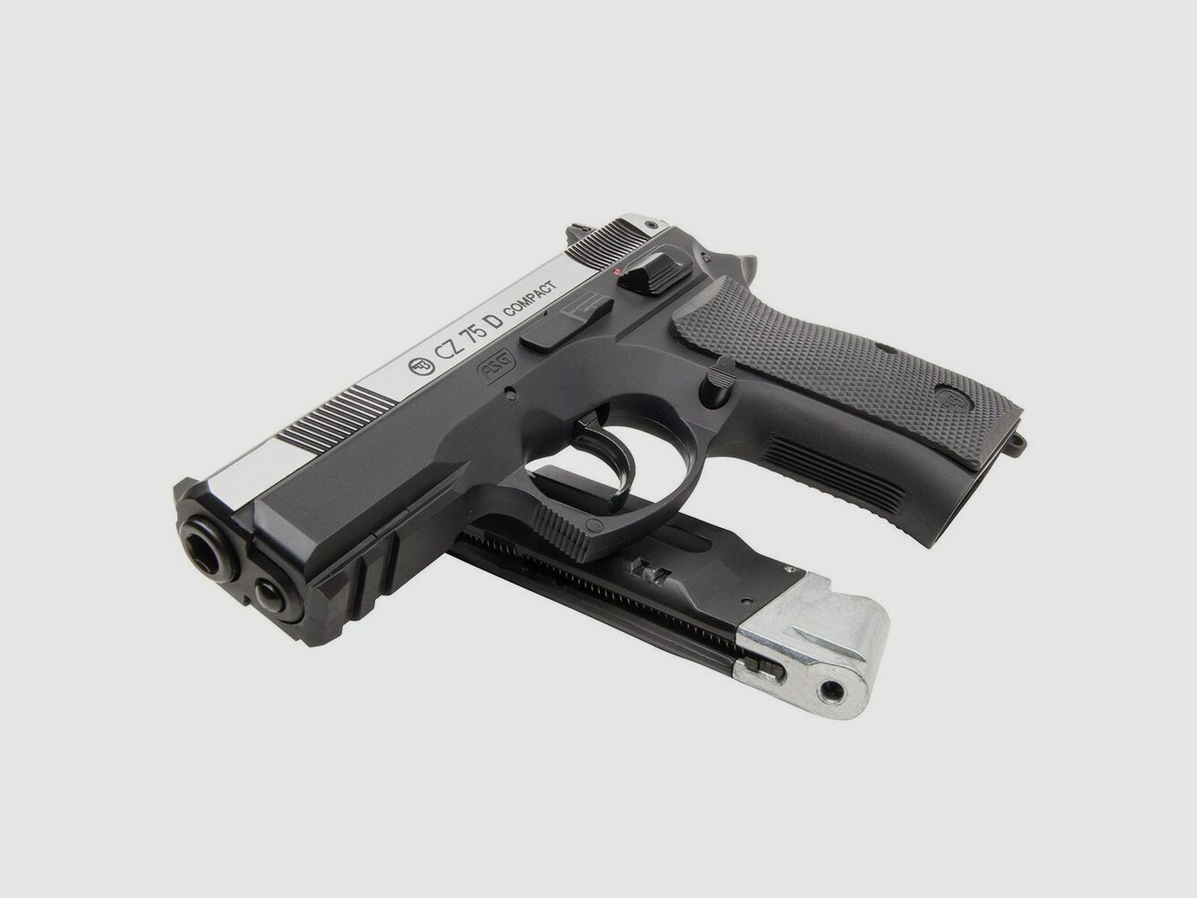 CZ 75D Compact Bicolor 4,5mm BB Druckluft Co2 Non BlowBack