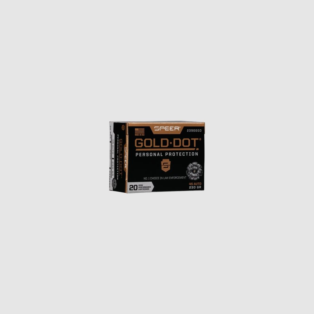 Speer Gold Dot Personal Protection .45 ACP 230GR GDHP 20 Patronen