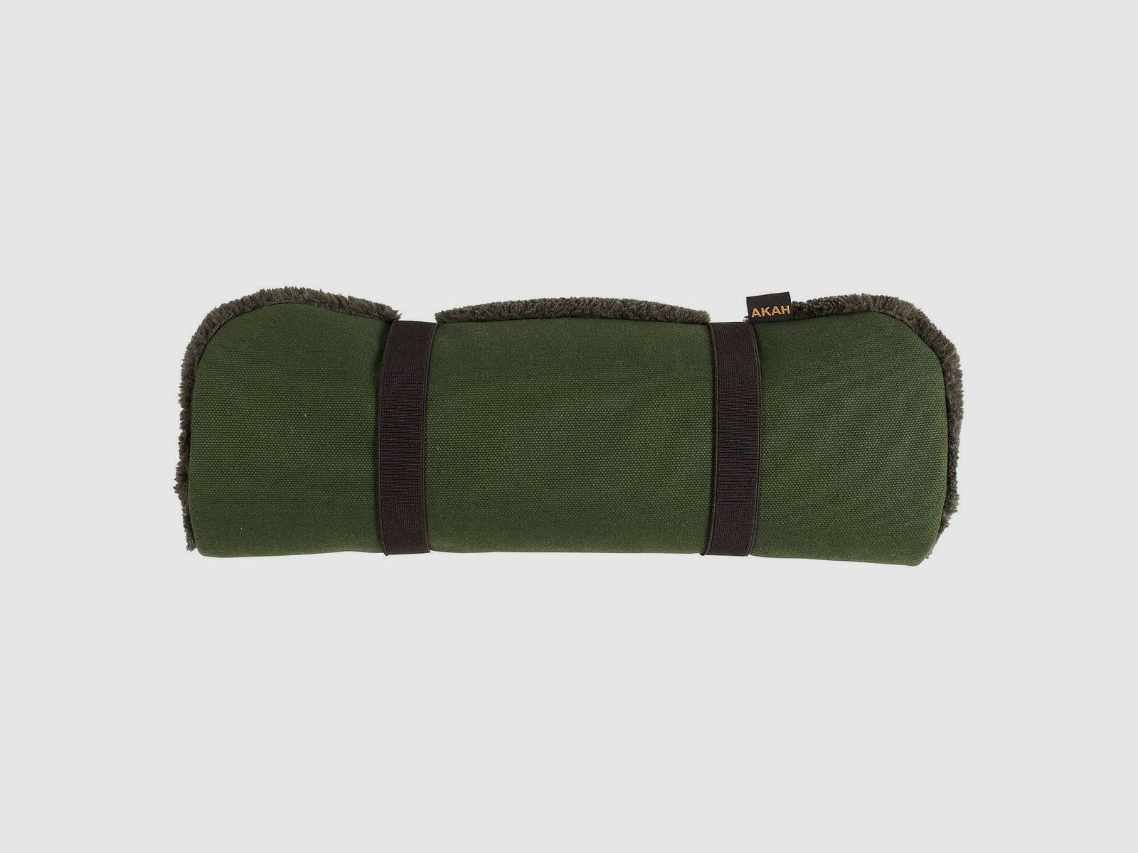 Coussin de siège AKAH en fourrure de fibre/canvas