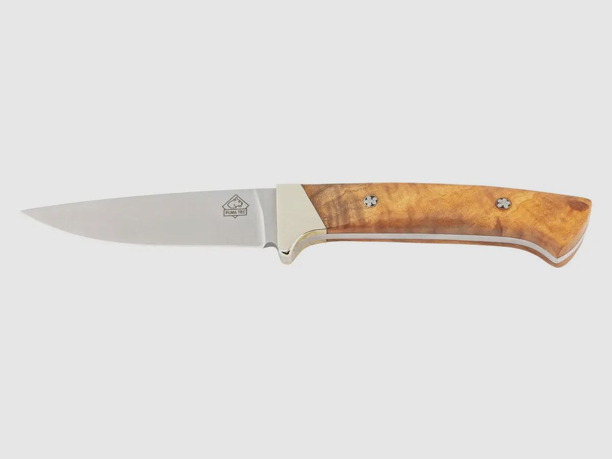 PUMA TEC Gürtelmesser, Olivenholz mit Mosaikpins