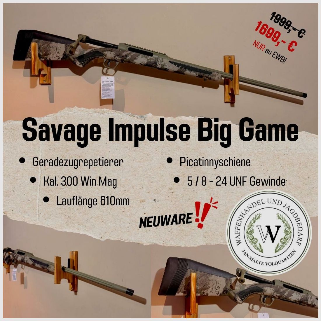 Savage Impulse Big Game 300Win Mag