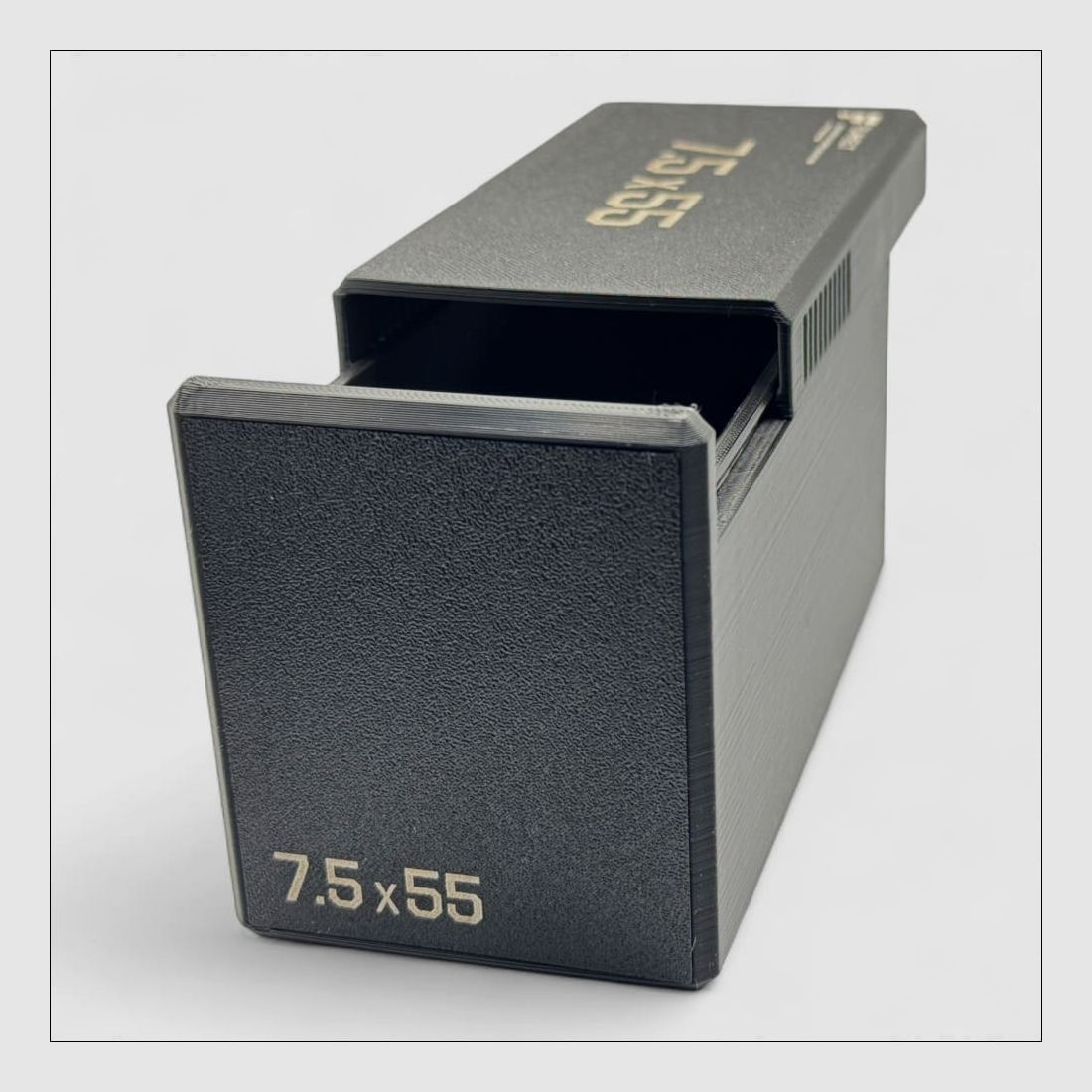 Filamelt Munitionsbox / 7.5x55 / ‘Schiebedeckel’ / Patronenbox, Ammo Box