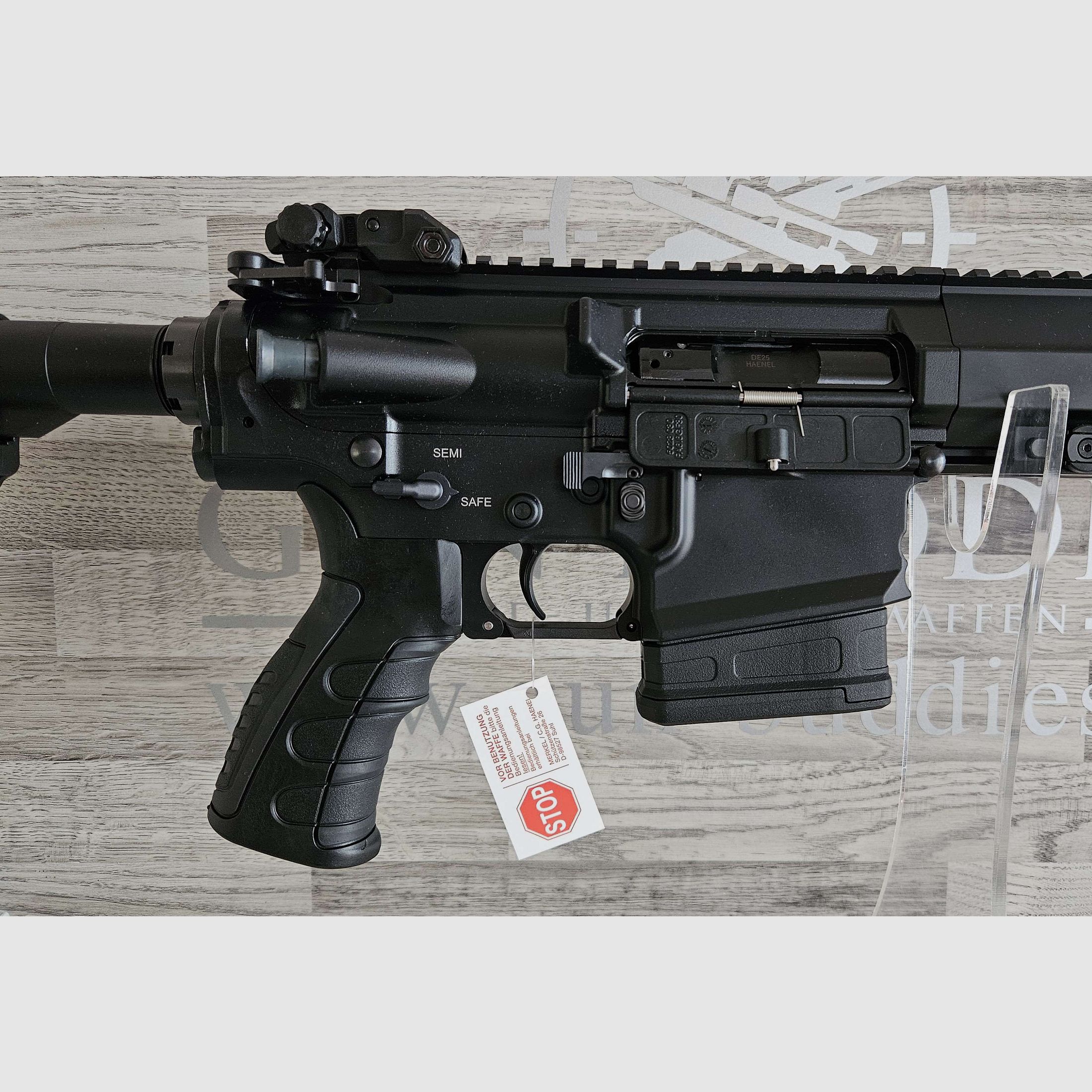 HAENEL CR308 Black Cal. .308Win - 16.65" barrel - match trigger - M-LOK handguard - including shipping costs - new goods from specialist trade -