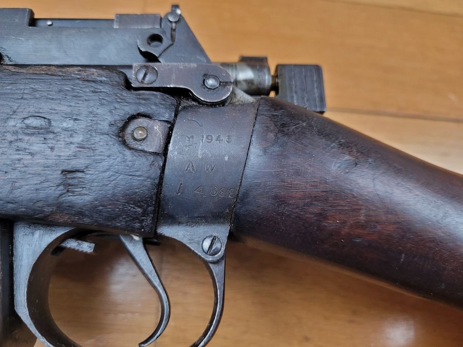 Gutes Gewehr Lee-Enfield N°4 MKI – 303 British – 10 Schuss – Fazakerley – Monomatrikularwaffe mit Verschlussmagazin – 1943 – TBE, Bild 20 von 20
