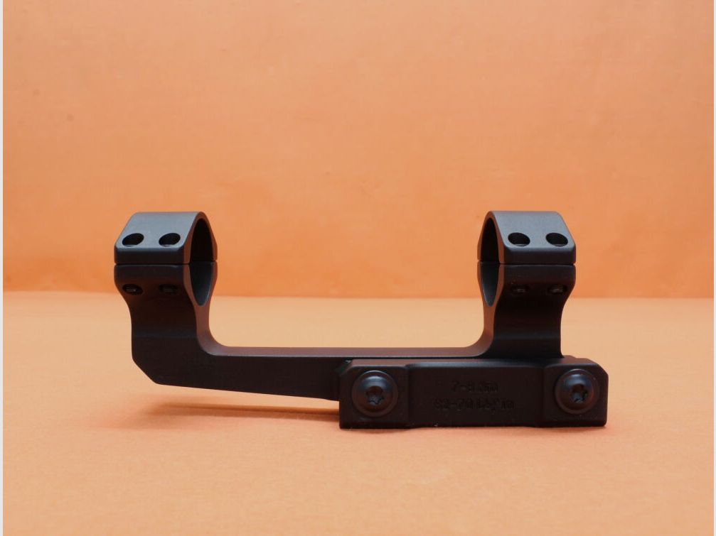 Recknagel Era-Tac Blockmontage 1" (T3022-0024) UL ultraleicht Alu schwarz für Picatinnyprofil BH=24,3mm