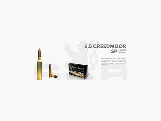 6,5 CREEDMOOR SP SELLIER & BELLOT (PACKUNG MIT 20 PATRONEN), 140 gr