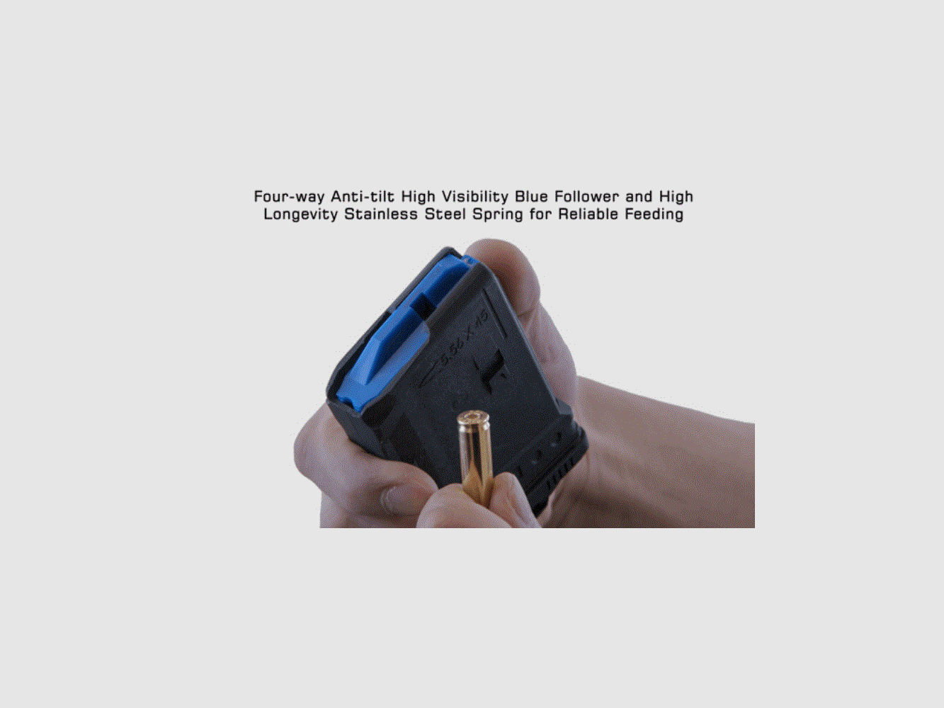 UTG AR15 10 Round Polymer Magazine, .223/5.56