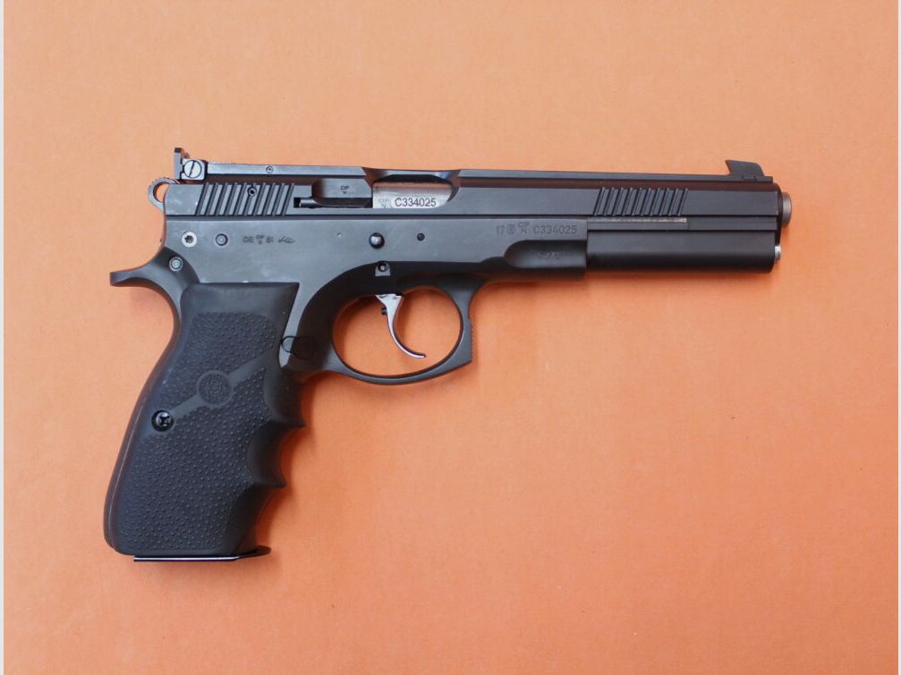 Waffen Oschatz + CZUB Ha.Pistole 9mmLuger CZ75 Sport II 6" SET incl. Kadet2 Wechselsystem .22lr (9mmPara/9x19 + .22.l.f.B)