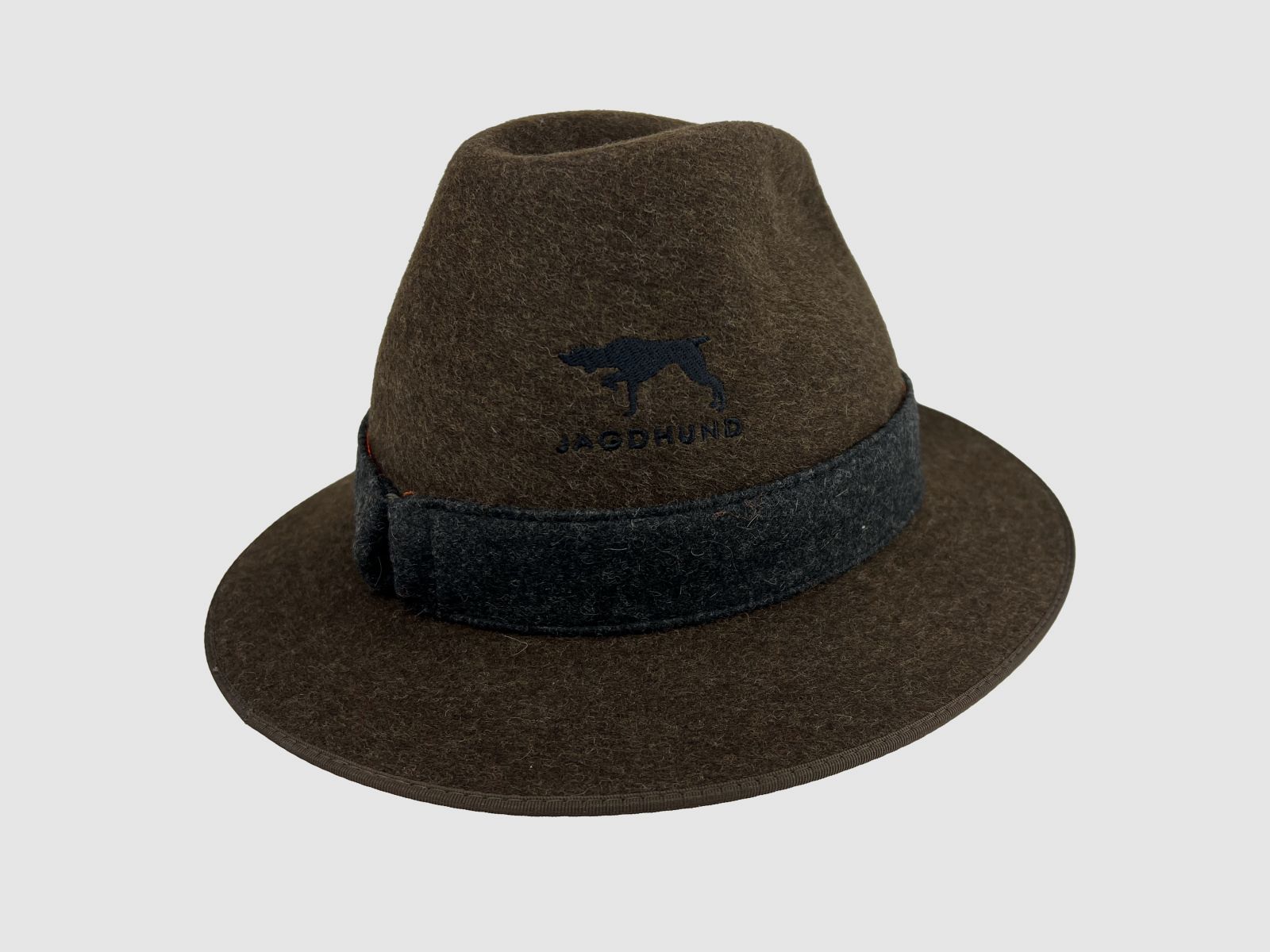 JAGDHUND Lodenhut Graz Braun mit Warnband