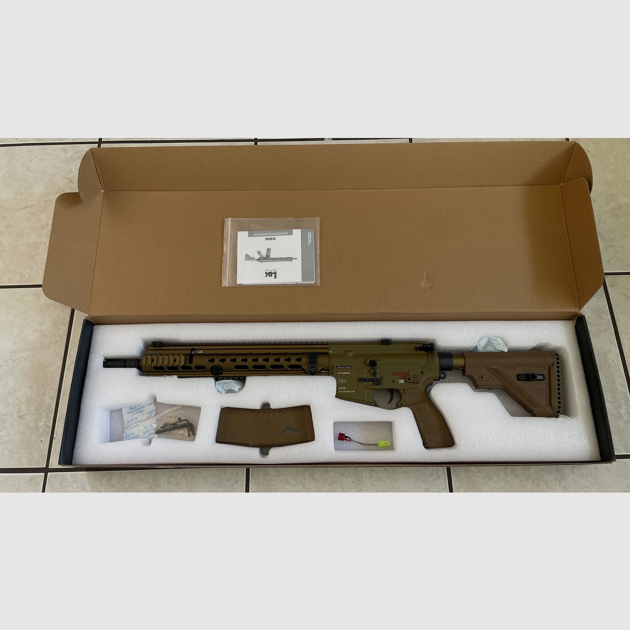 H&K G95K S-AEG | casi nuevo | sin uso en juegos