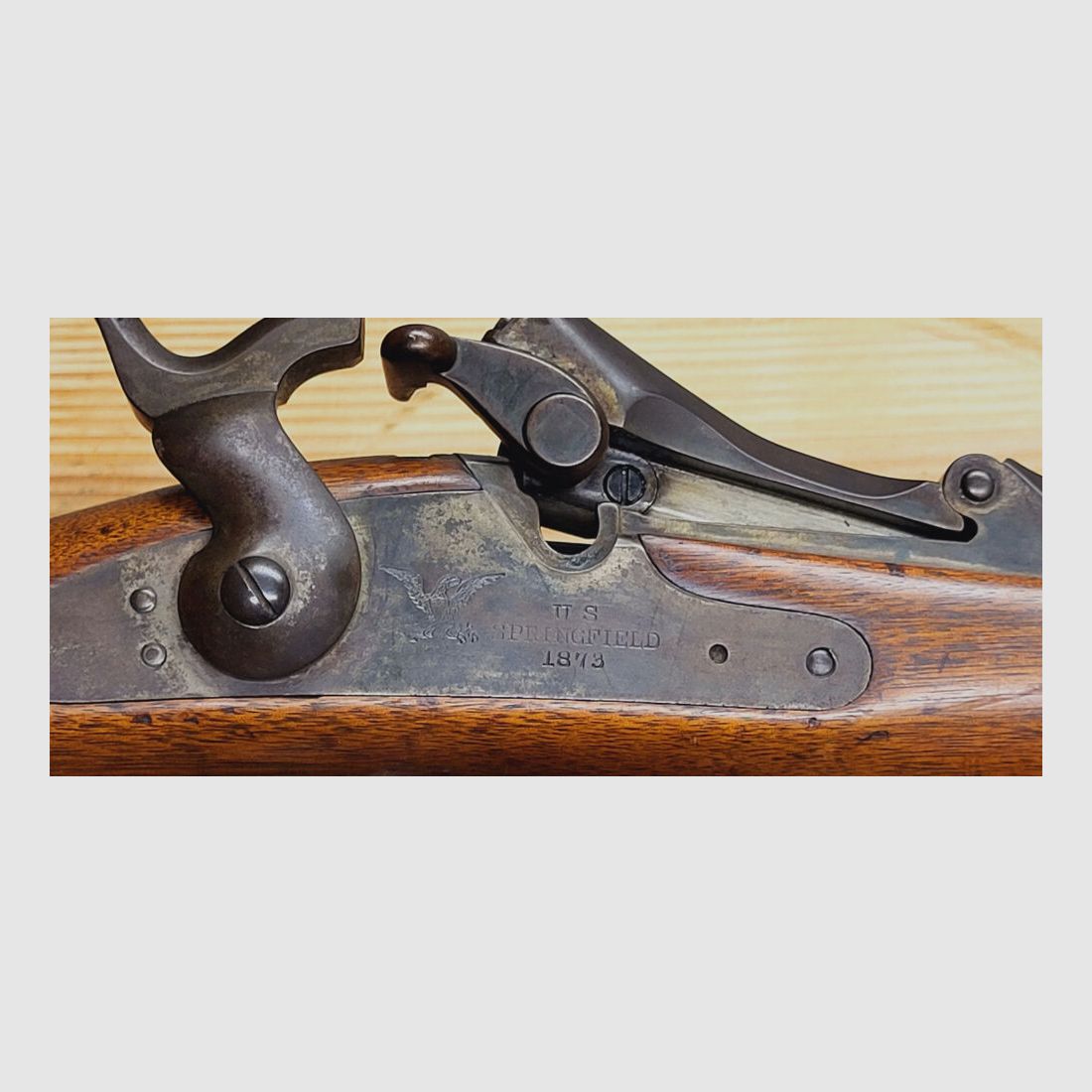 Springfield 1878 mit Original Munitionstasche