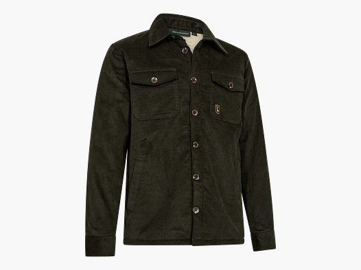 Sherpa Voering Corduroy Jas Groen