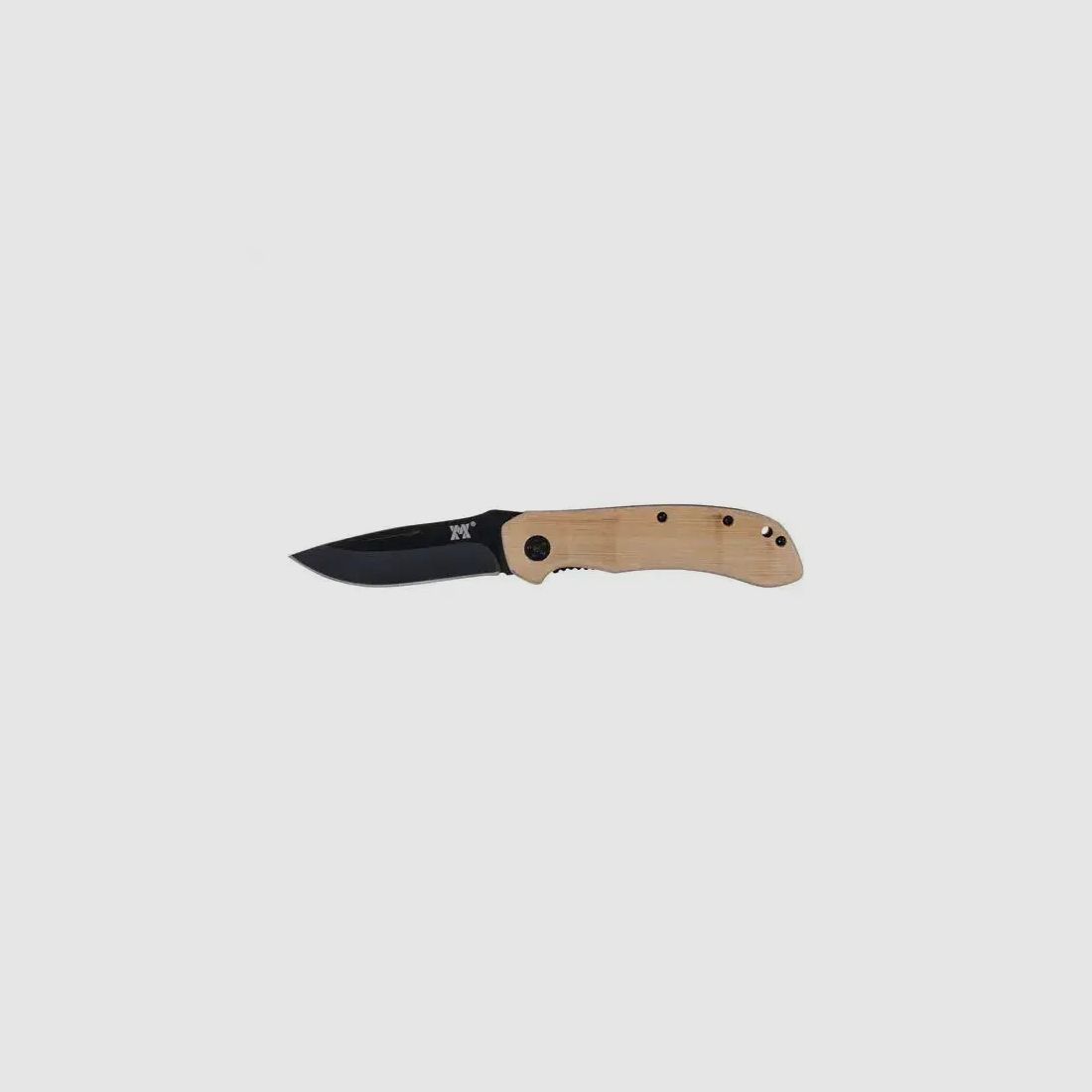 KH Security KH Security Couteau de poche en bois de bambou noir