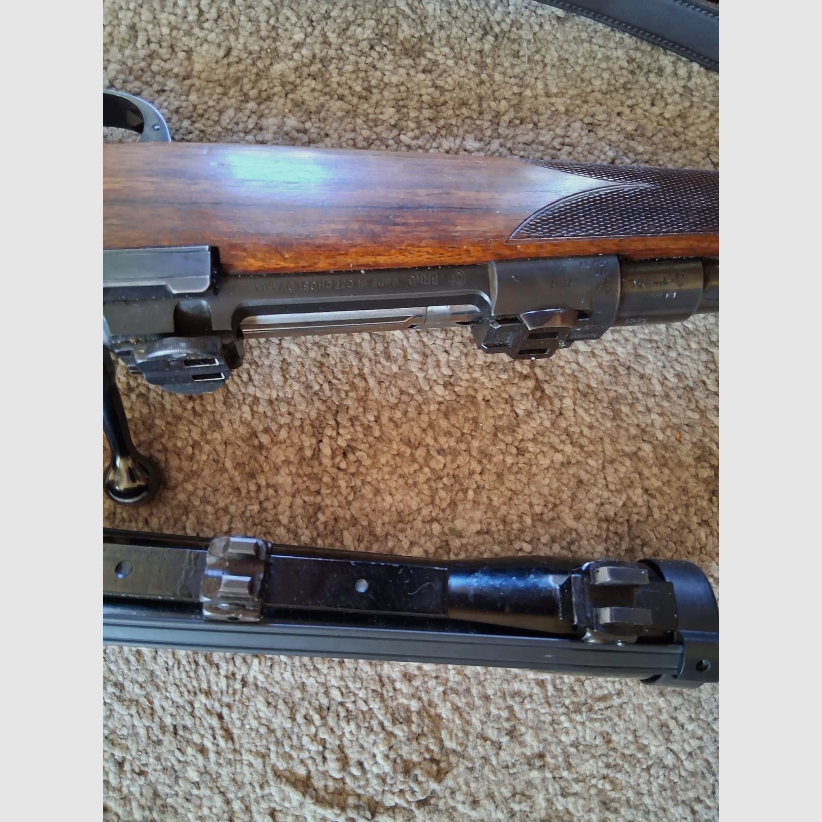 Langwaffe Brünner Repetierbüchse 7x57 mit Zielfernrohr Hubertus 6x40