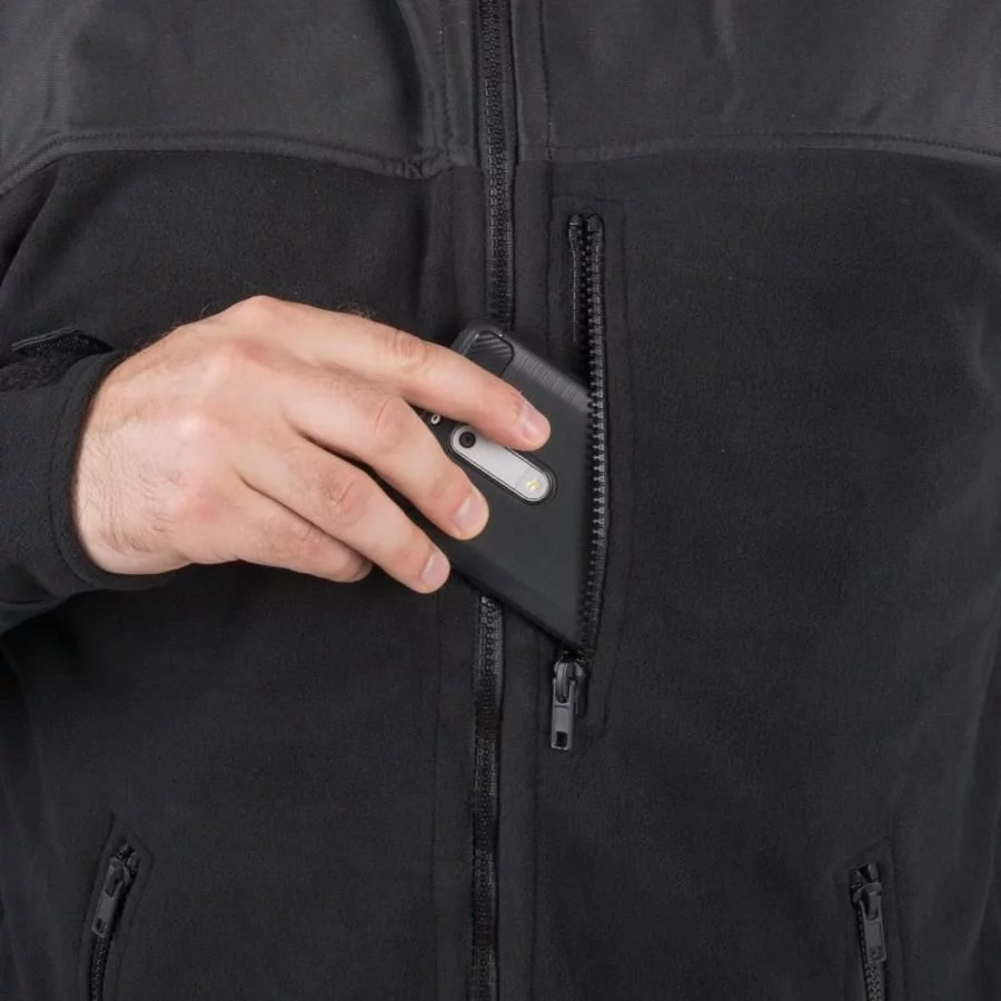 Helikon CLASSIC ARMY Fleece Jacket Black-Black (BL-CAF-FL-01), image 12 of 28