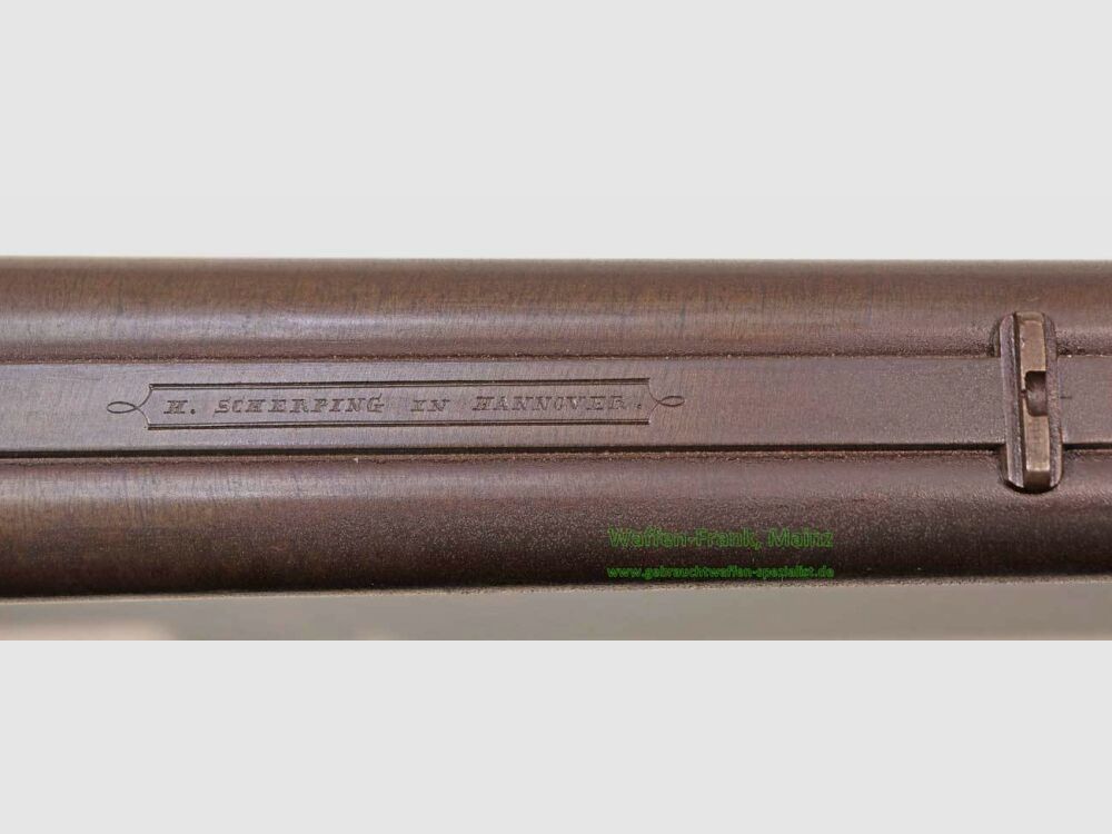 Sharpening - Hannover ignition double rifle