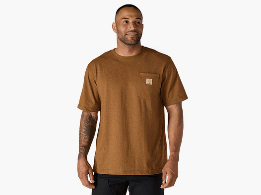 Carhartt Dearborn Relaxed Pocket T-Shirt Uomini Carhartt Marrone 2XL
