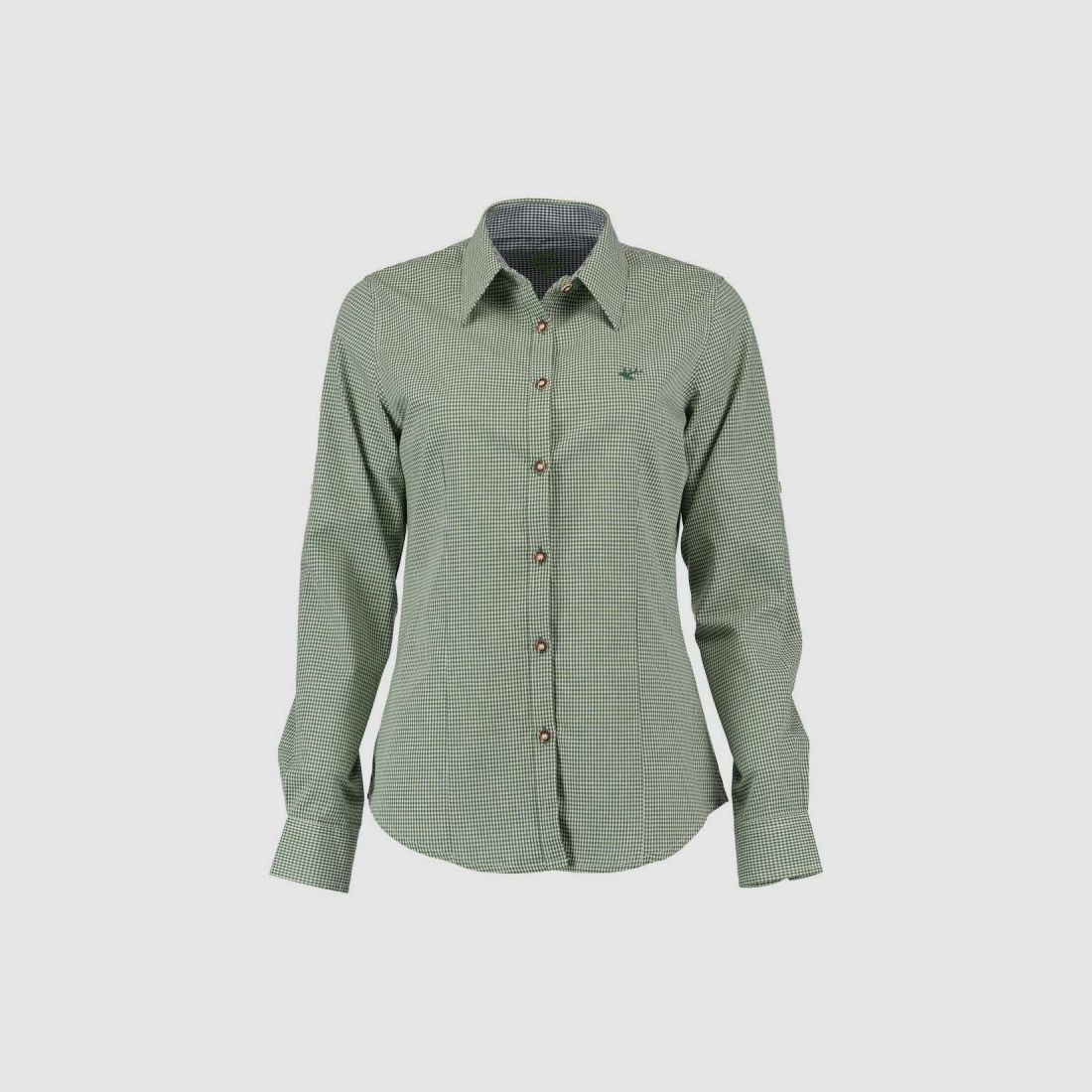 Os Trachten – women's checkered shirt green